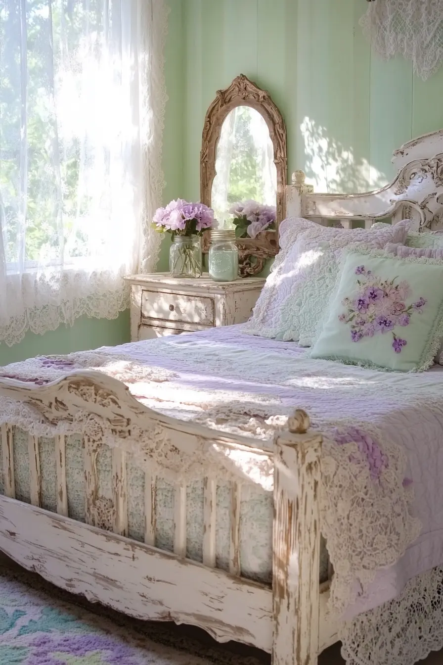 Create a Relaxing Shabby Chic Bedroom Oasis