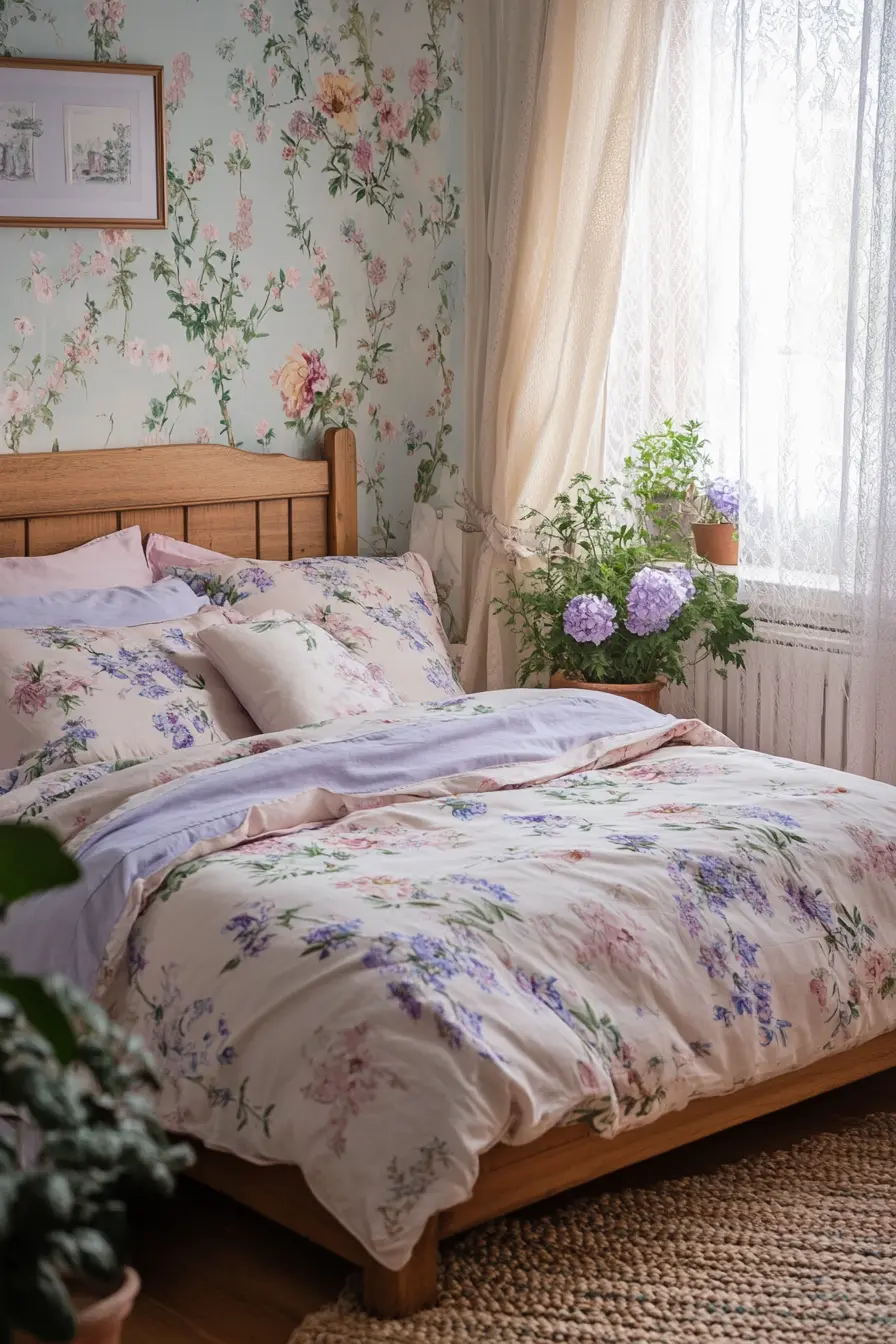 Create a Serene Cottage Bedroom with Floral Patterns