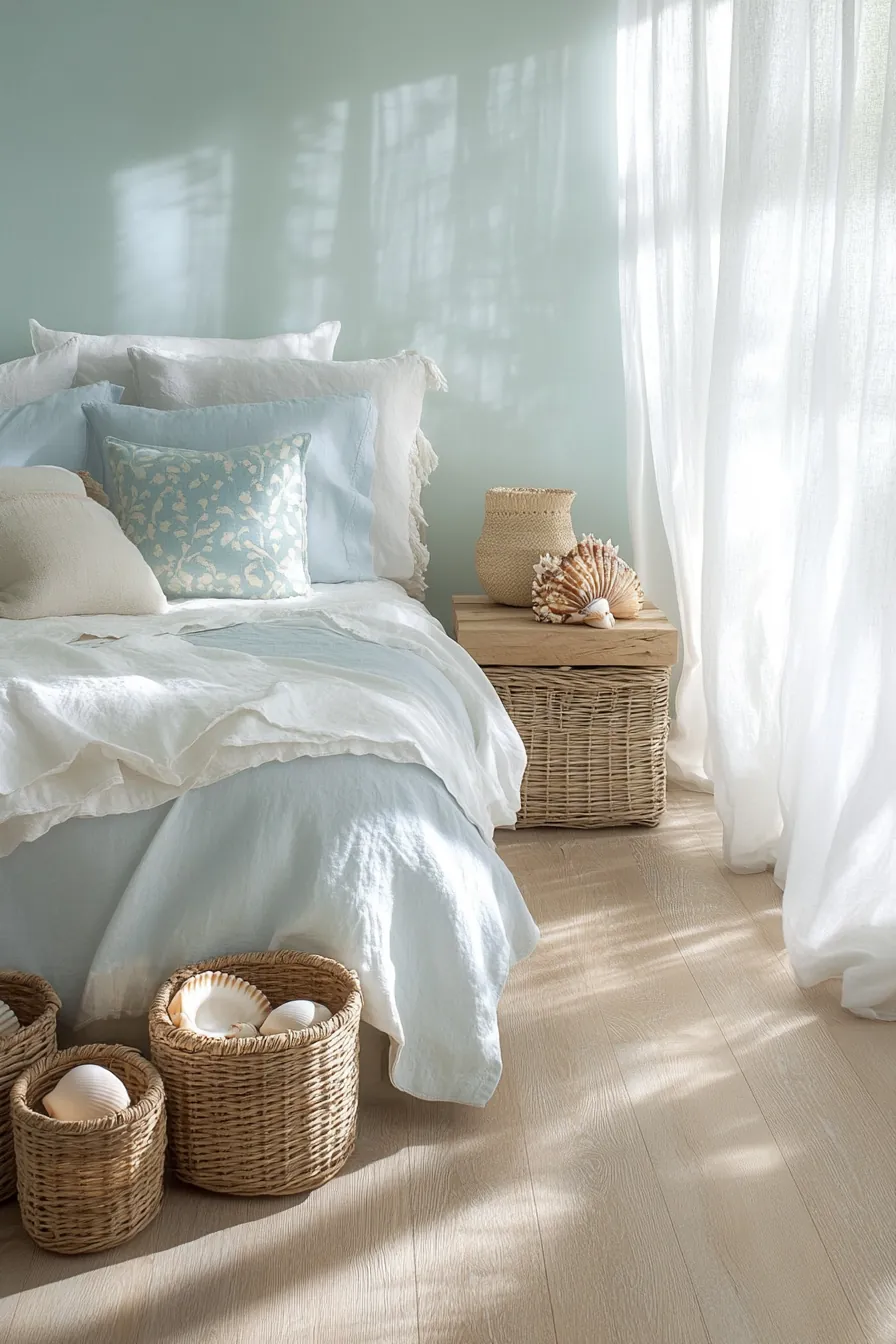 Create a Serene Retreat with Coastal Summer Bedroom Accessories