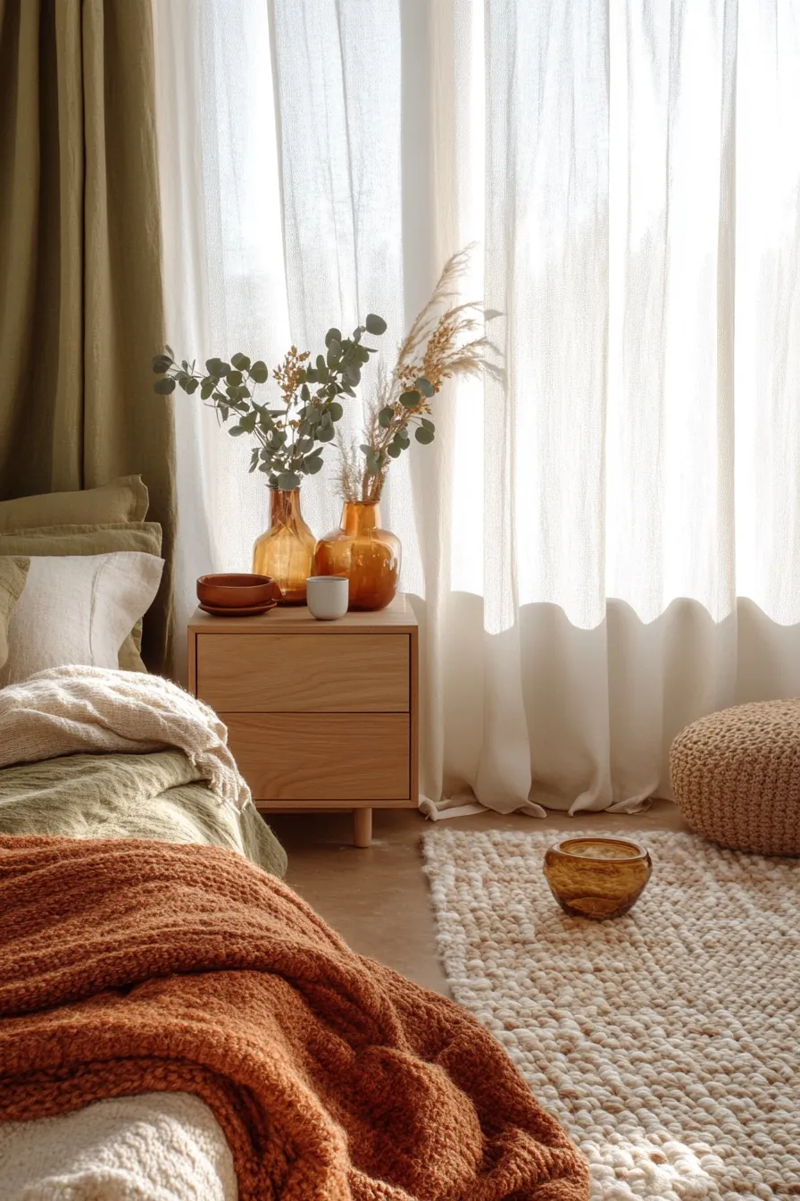 Create a serene sanctuary with earthy fall bedroom color combinations for restful nights