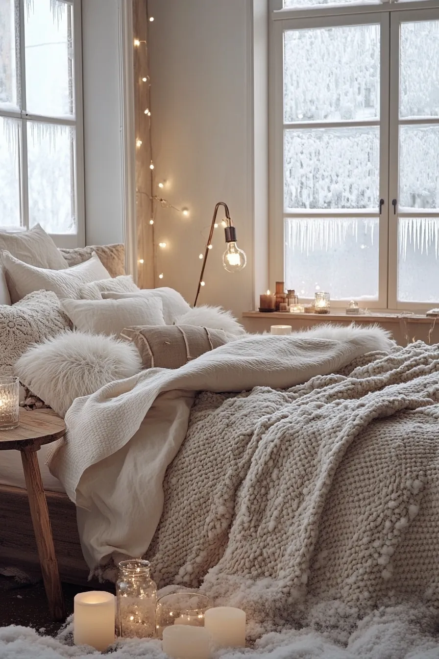 Create serenity with winter hygge bedroom styling tips