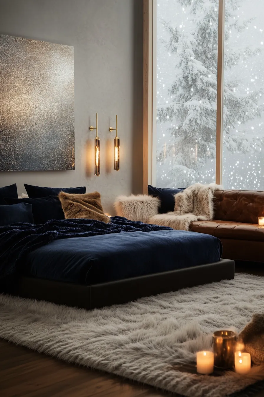Creating Cozy Atmospheres in Modern Luxe Winter Hygge Bedrooms