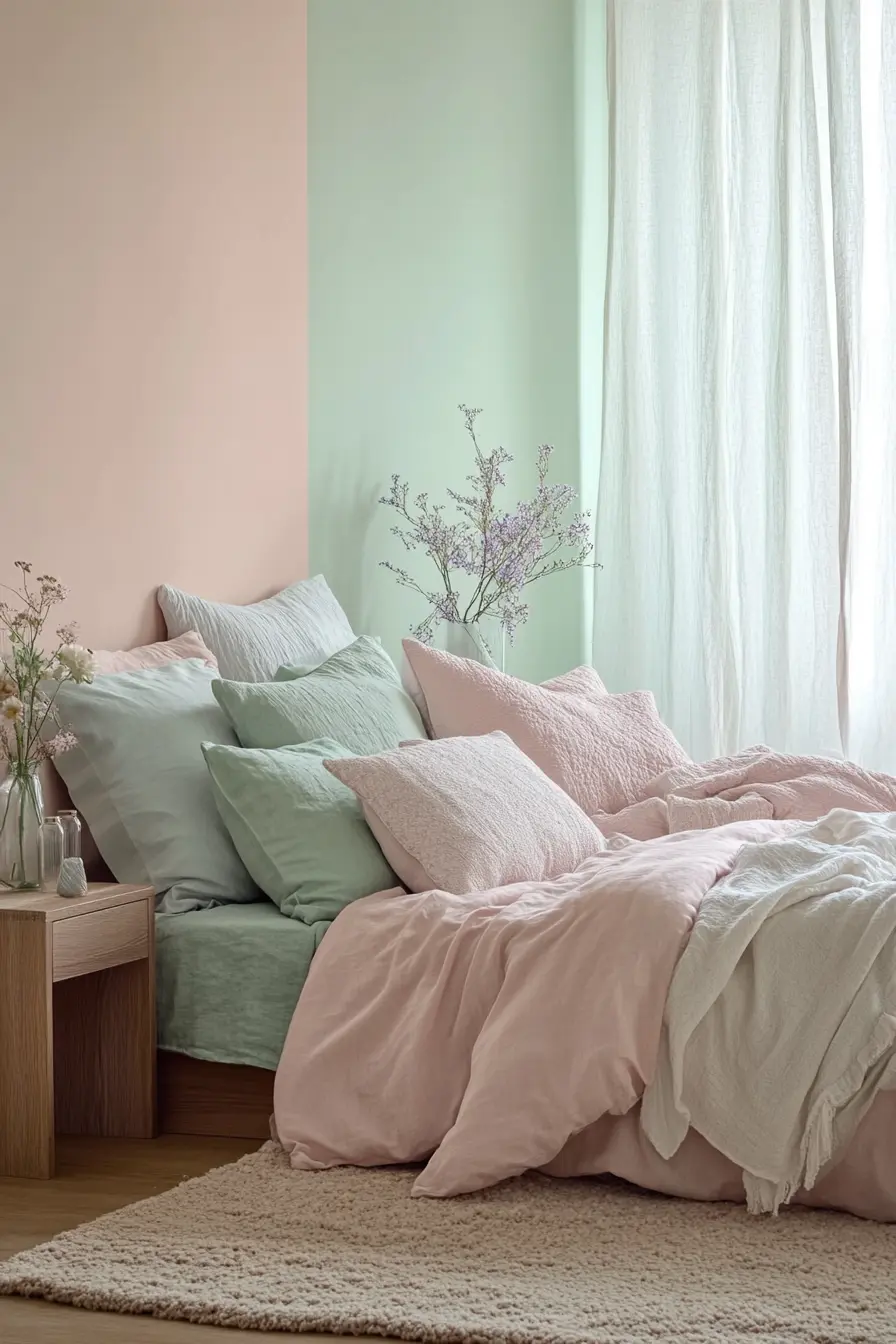 Creating Serenity Soft Pastel Walls in Your Bedroom