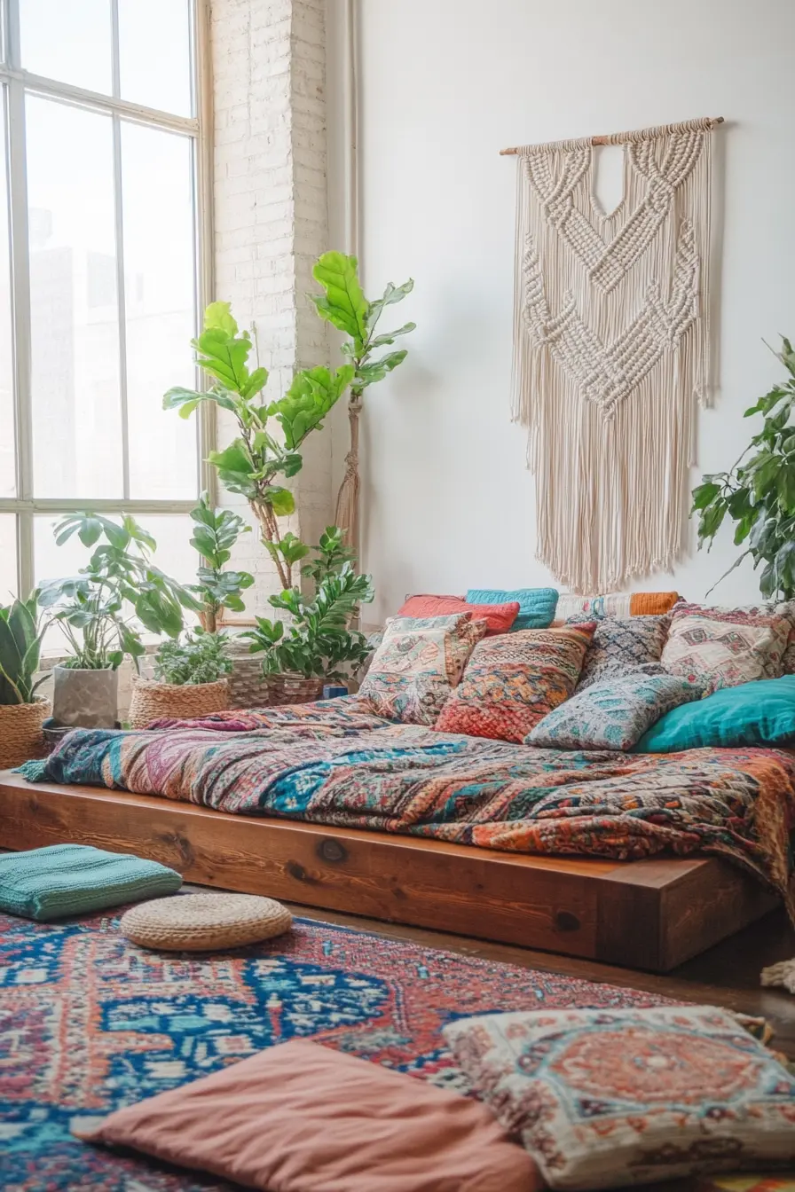 Creating a Cozy Boho Chic Bedroom Layout Ideas