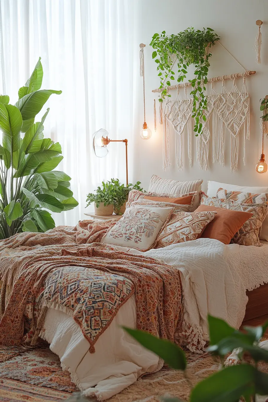 Creating a Cozy Boho Chic Vibe in Your Bedroom