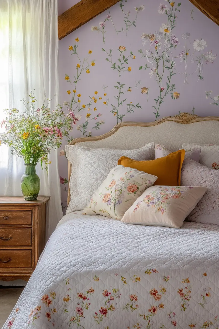 Creating a Cozy Retreat with Vintage Floral Touches