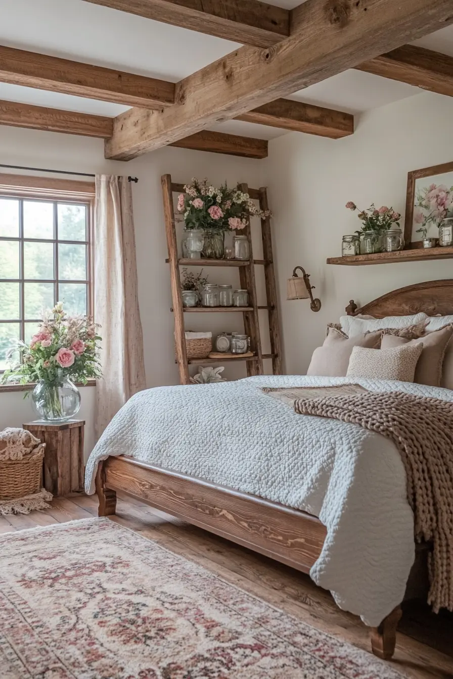 Creating a Cozy Rustic Farmhouse Bedroom Retreat 1