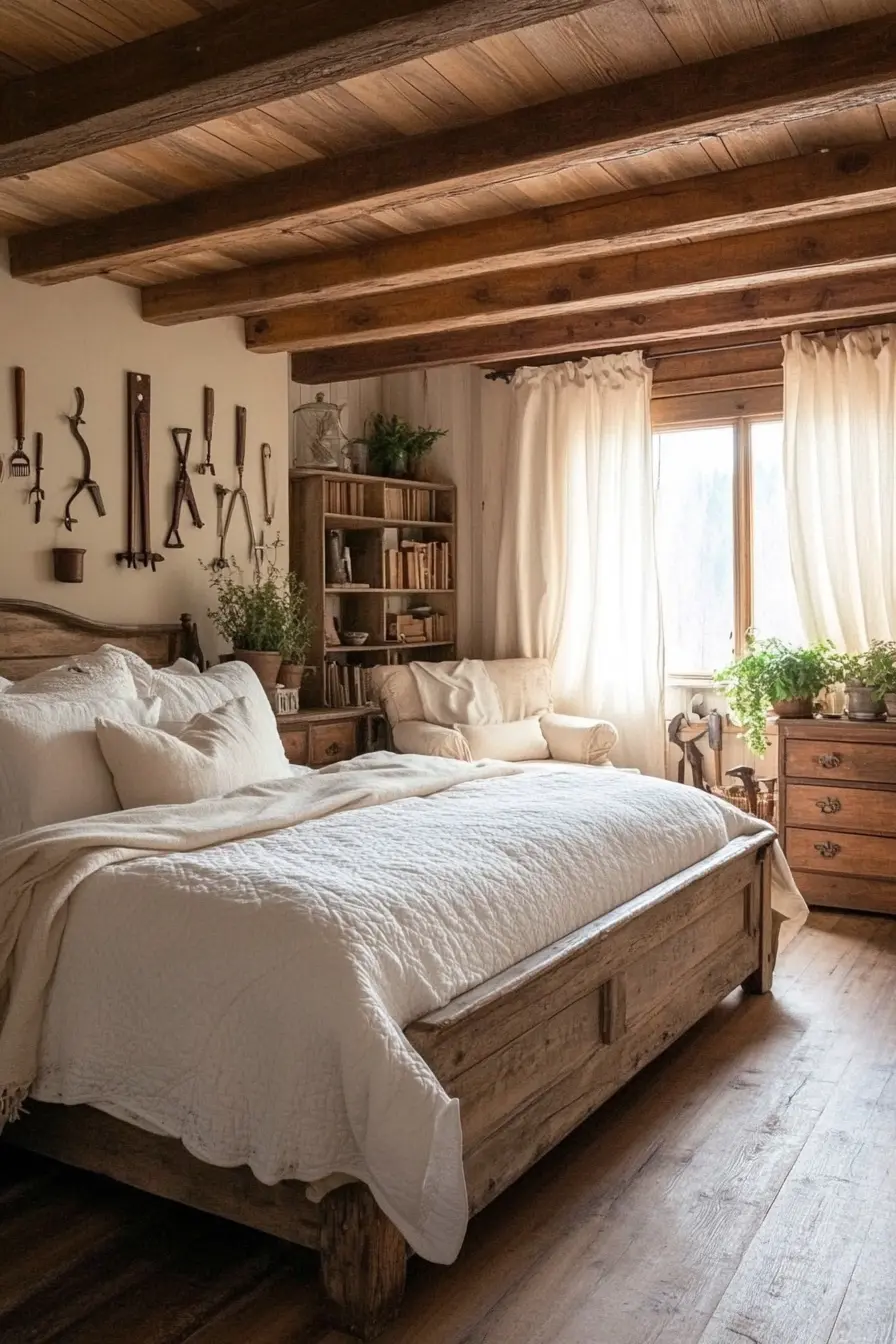 Creating a Cozy Rustic Farmhouse Bedroom Retreat