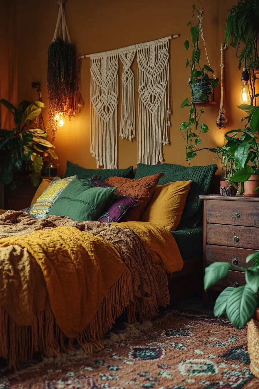 Creating a Dreamy Boho Bedroom Color Palette Ideas