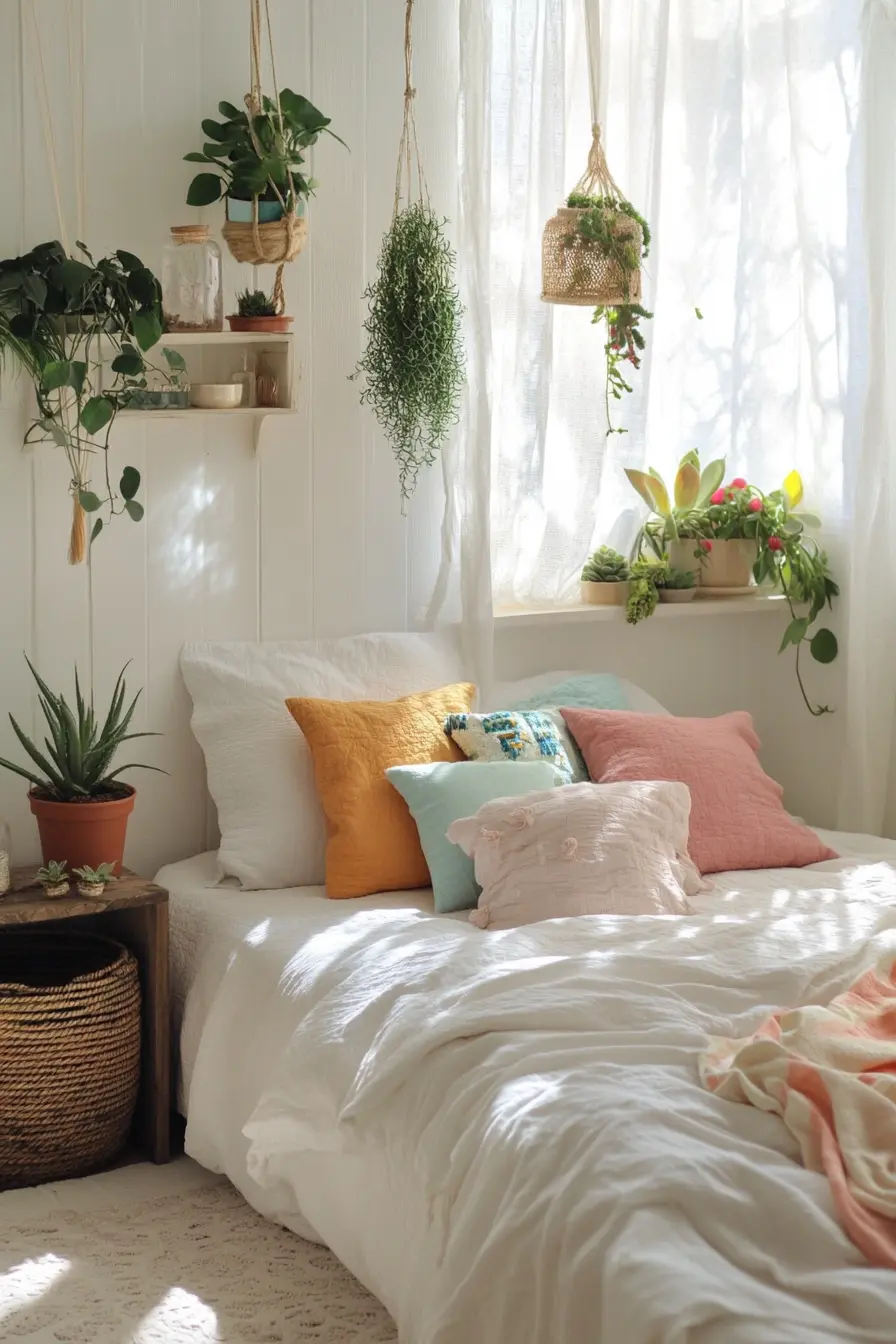 Creating a Serene Atmosphere with Plants in Small Rooms