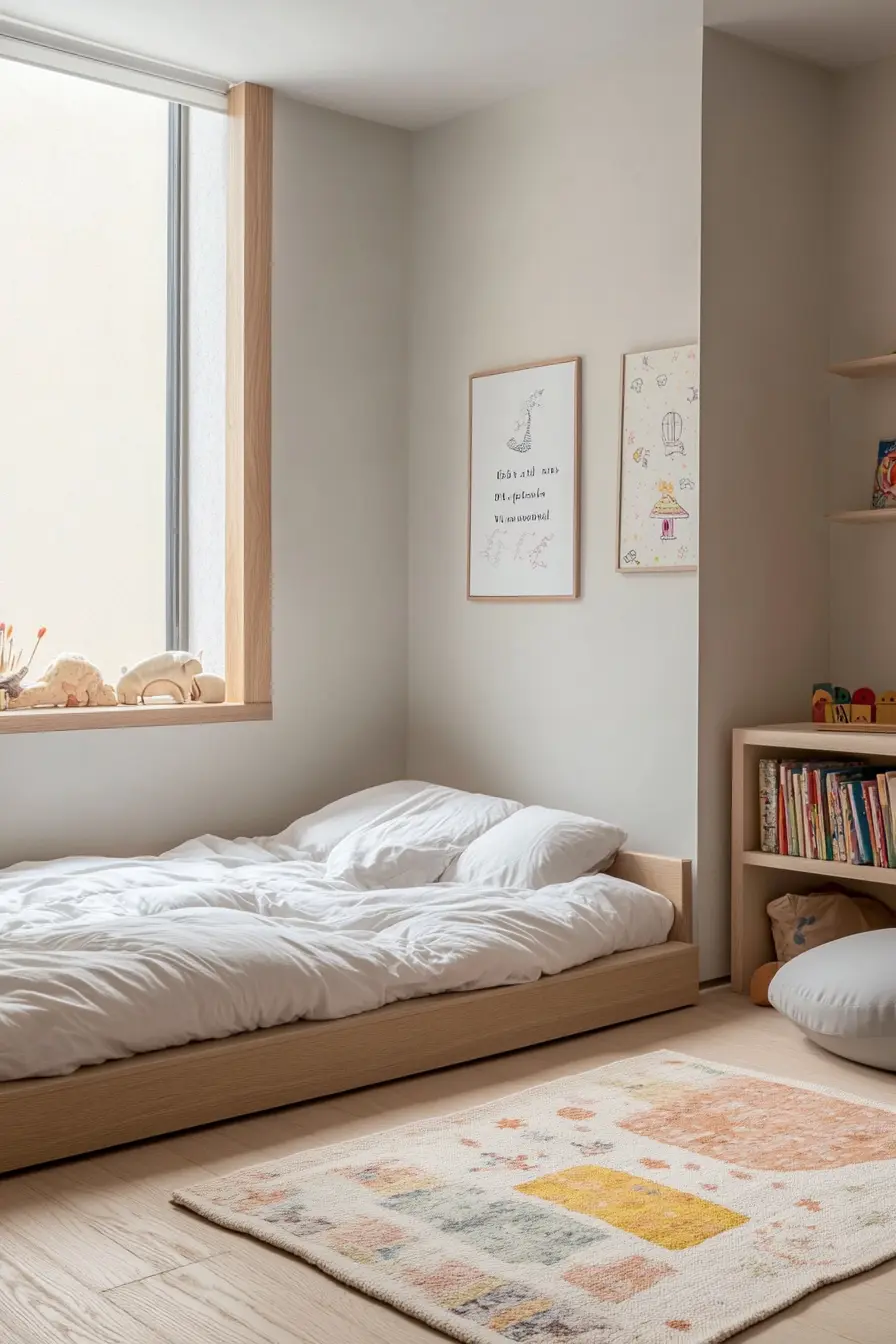 Creating a Serene Modern Minimalist Kids Bedroom