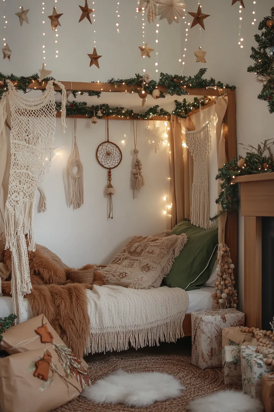 Creative Boho Christmas Kids Bedroom Styling Tips Kids Adore