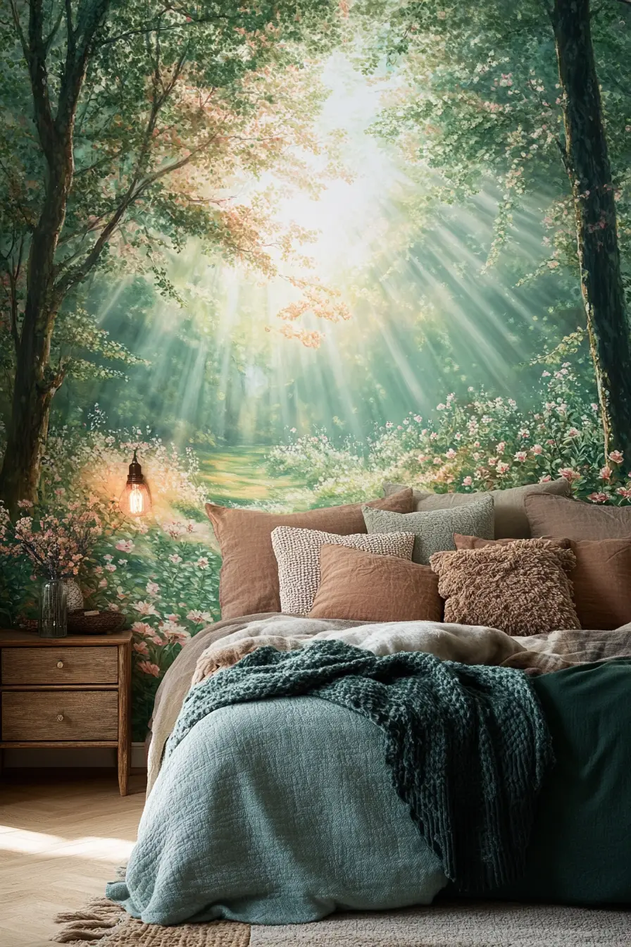 Creative Ideas for Custom Bedroom Wall Murals