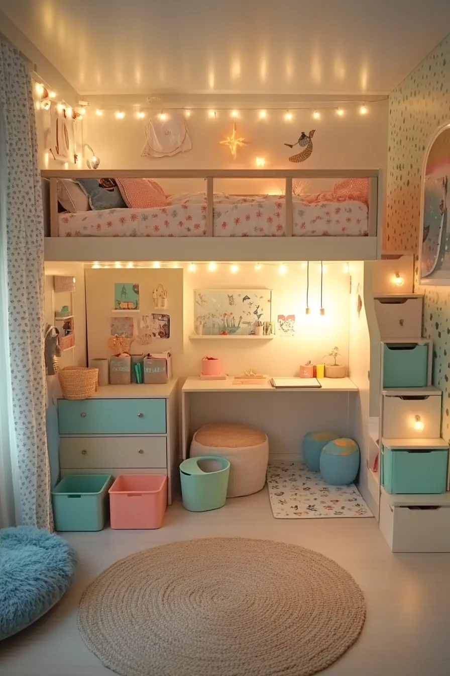 Creative Space Saving Furniture for Kids Bedrooms