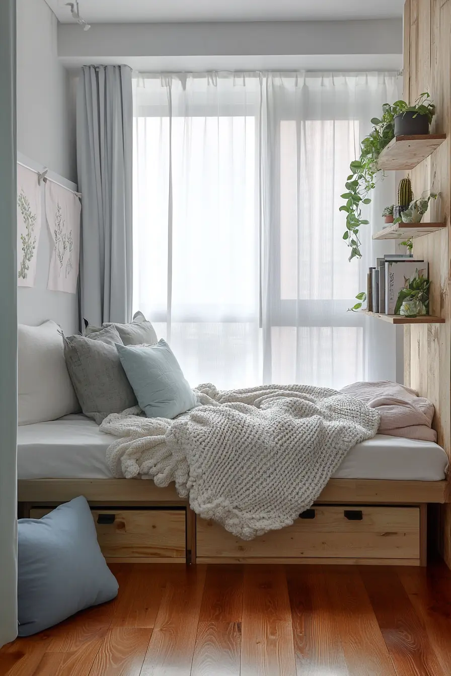 Creative Space Saving Solutions for Small Bedrooms 1