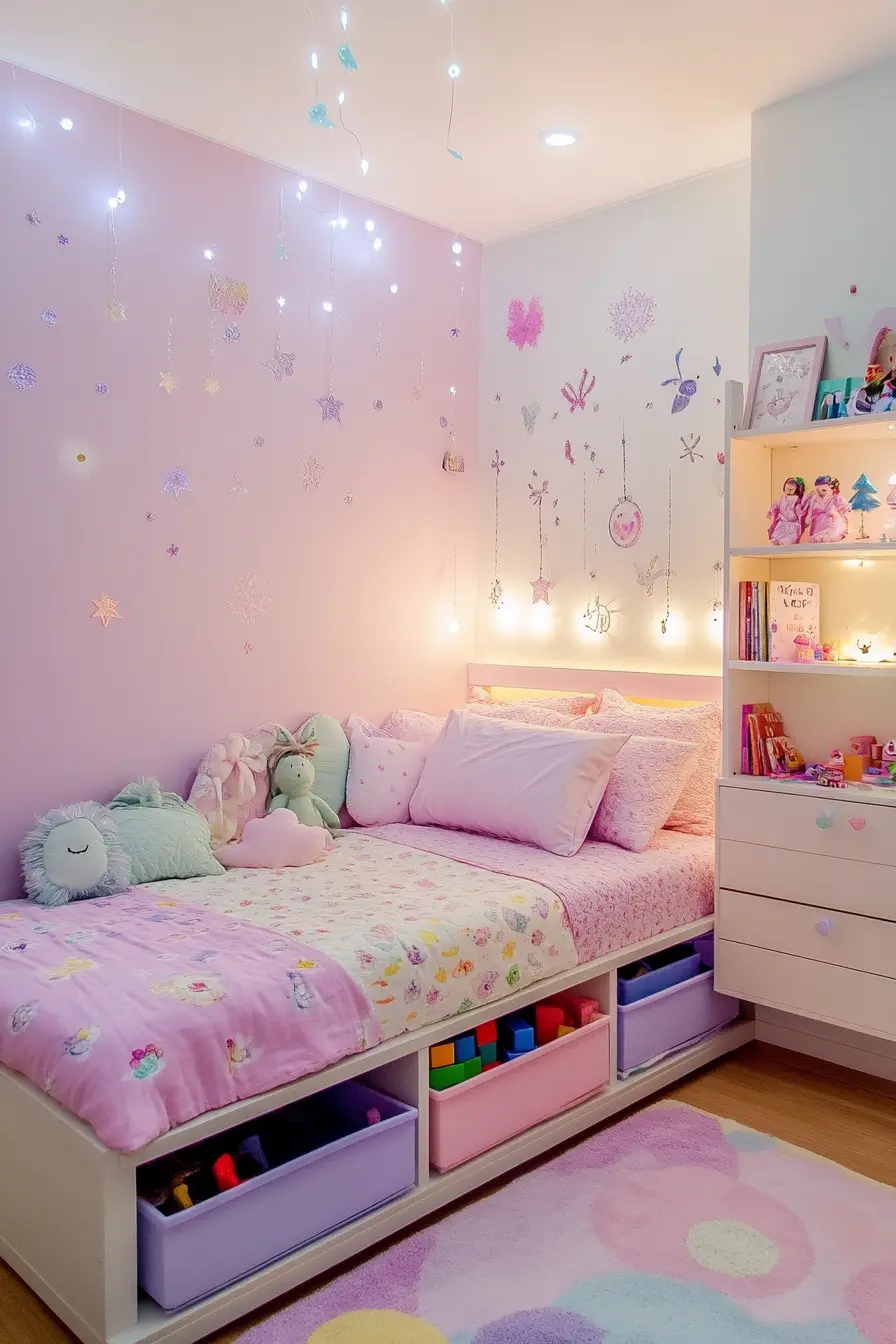 Creative Storage Solutions for a Small Girls Bedroom