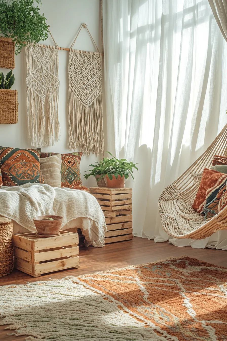 Creative Summer Bohemian Bedroom Storage Inspiration to Refresh Your Decor