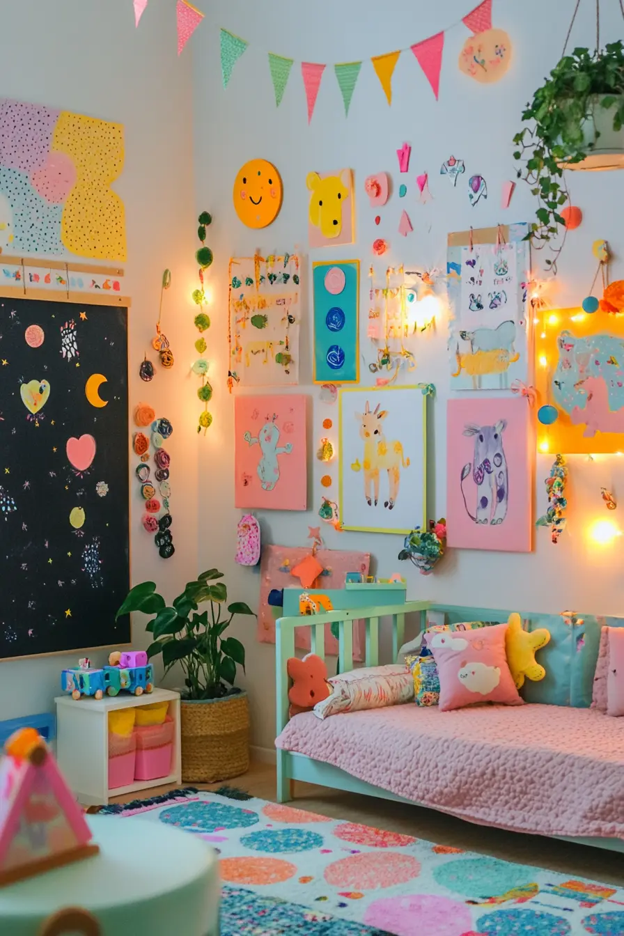 Creative and Easy DIY Wall Art for Kids Rooms