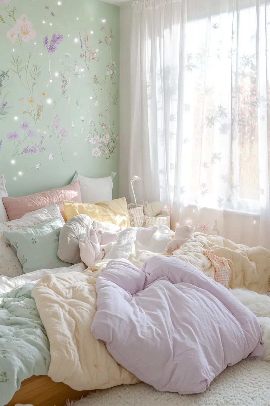Creative spring pastel bedroom ideas children adore
