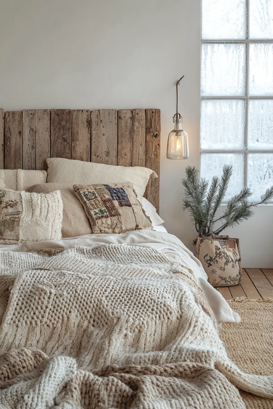 Creative upcycled winter bedroom decor ideas to refresh your sustainable space