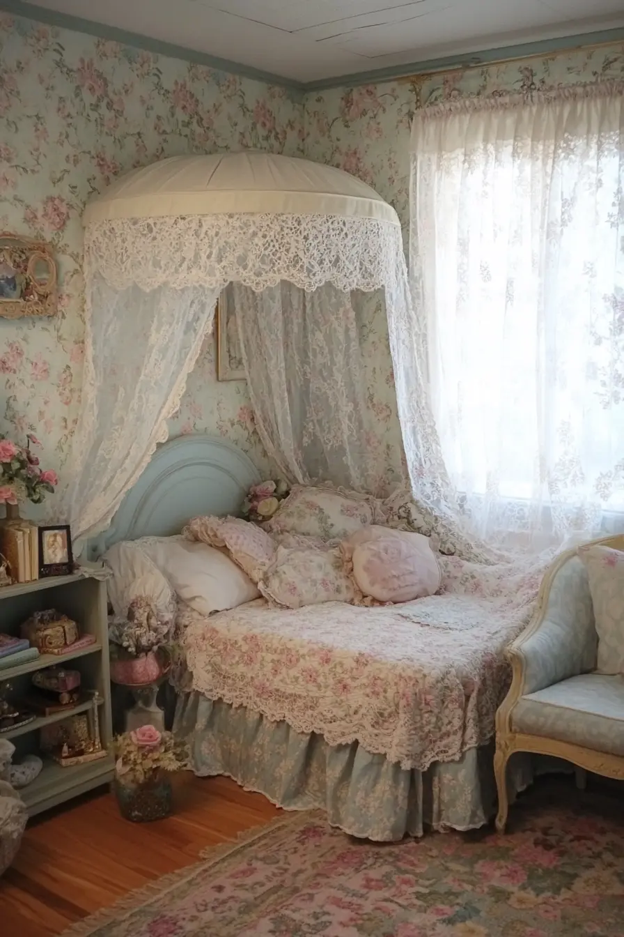 Curate a Cozy Vintage Vibe in Your Girls Bedroom