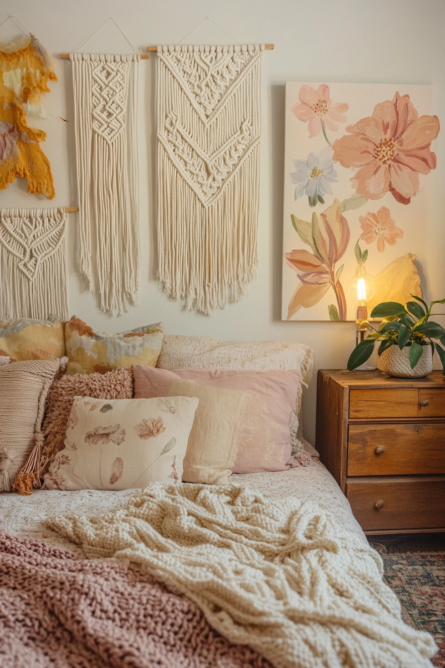 DIY Boho Wall Art Personalize Your Bedroom Decor