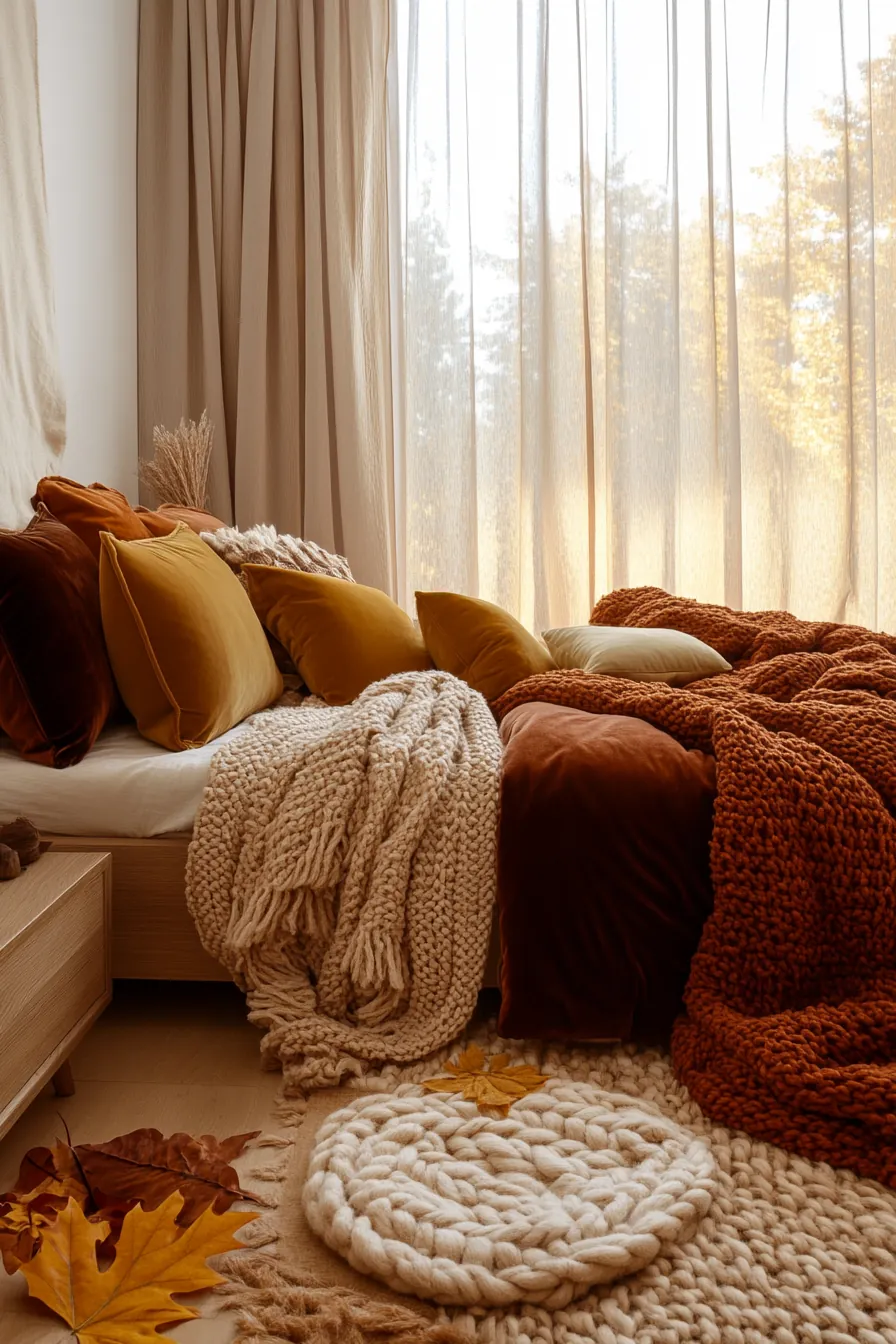 DIY Fall Bedroom Color Palettes to Refresh Your Room with Warm Autumn Hues