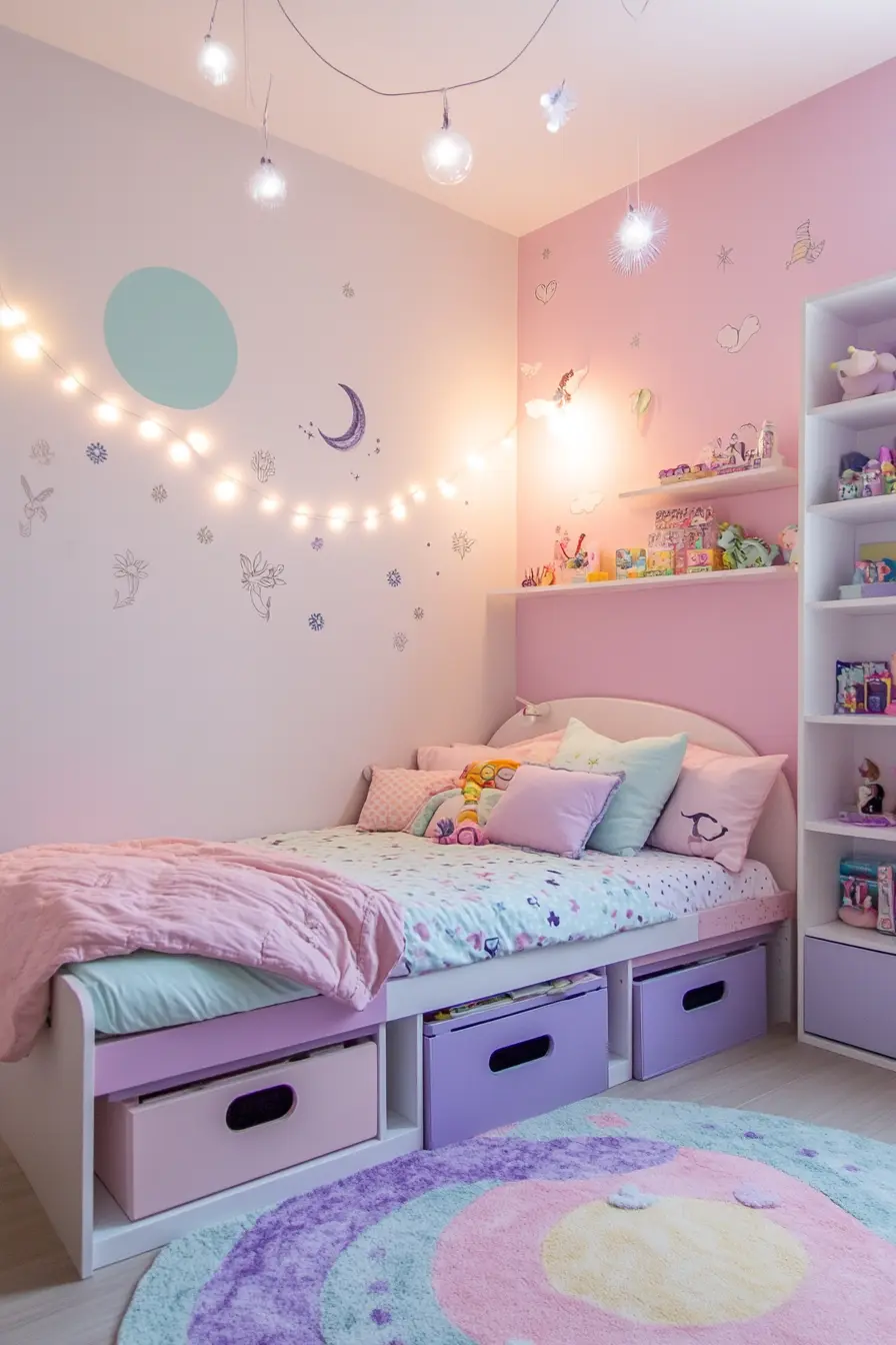 Delightful and Functional Storage Tips for Girls Bedrooms