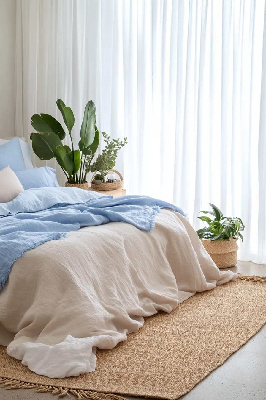 Design Serene Spaces Using Coastal Summer Bedroom Sustainable Accents and Green Living