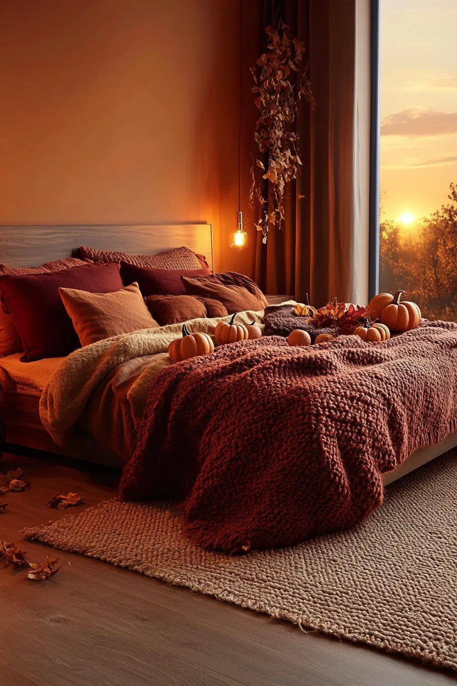 Design Tips for an Inviting Autumn Inspired Bedroom Aesthetic