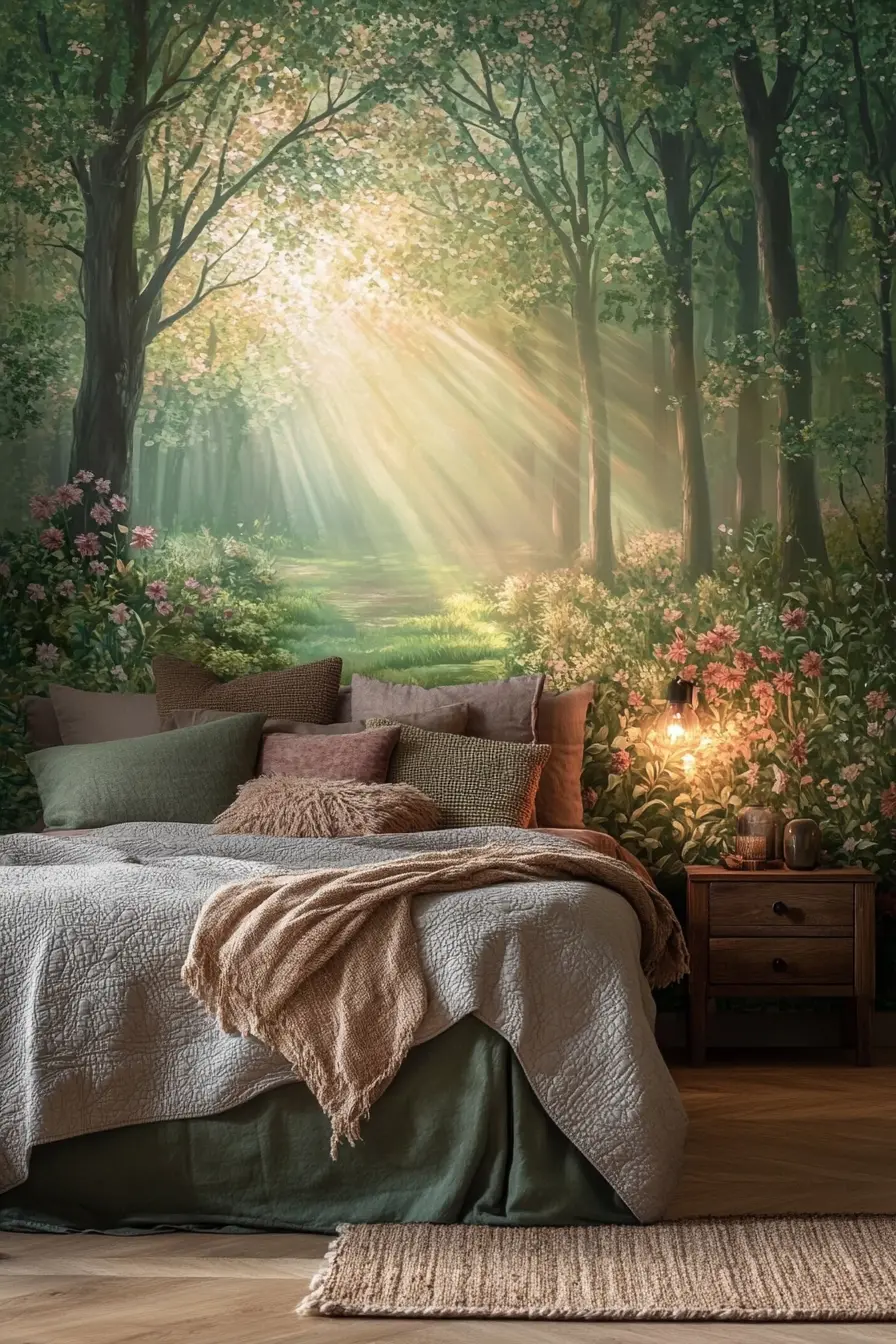 Design Your Dream Bedroom with Stunning Murals