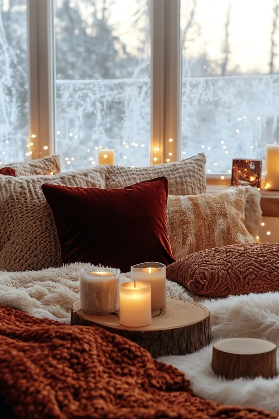Design a Warm Cozy Winter Bedroom Accessories Haven for Relaxing Nights
