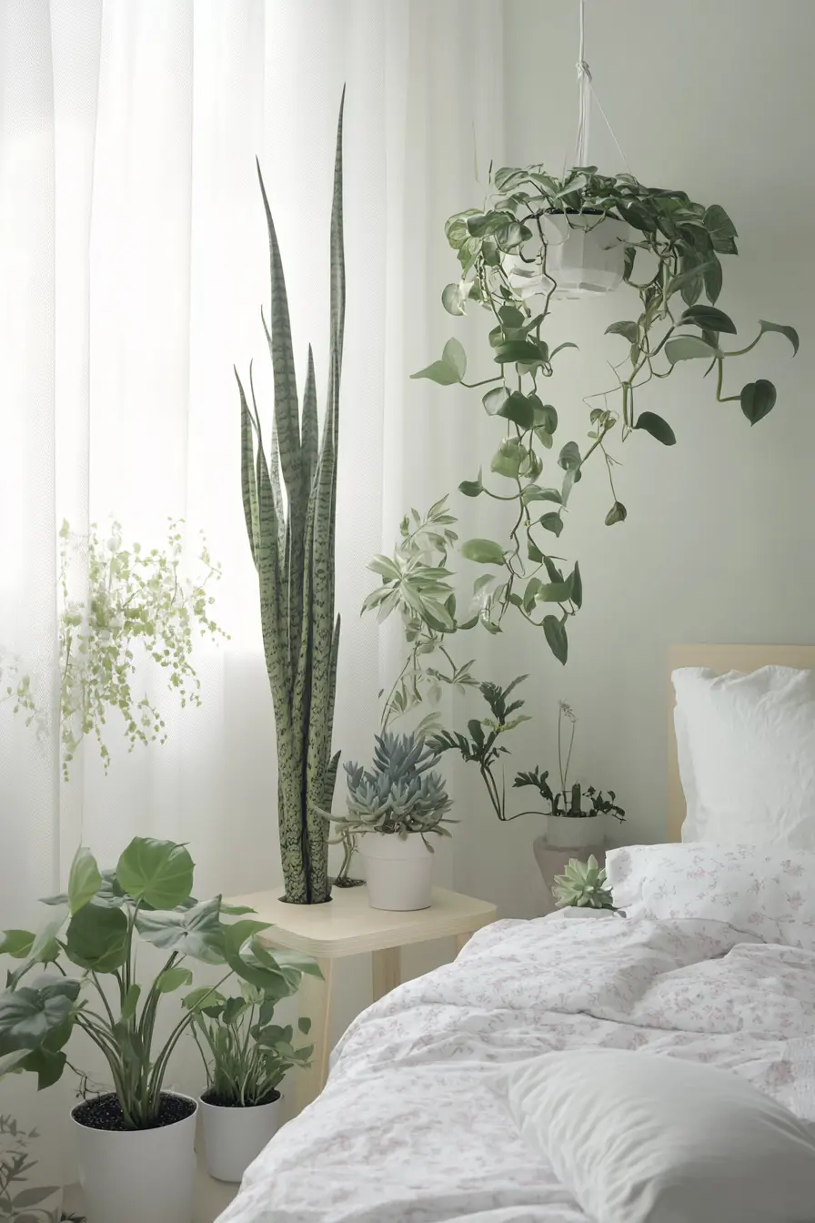 Discover Minimalist Plant Decor for a Dreamy Bedroom