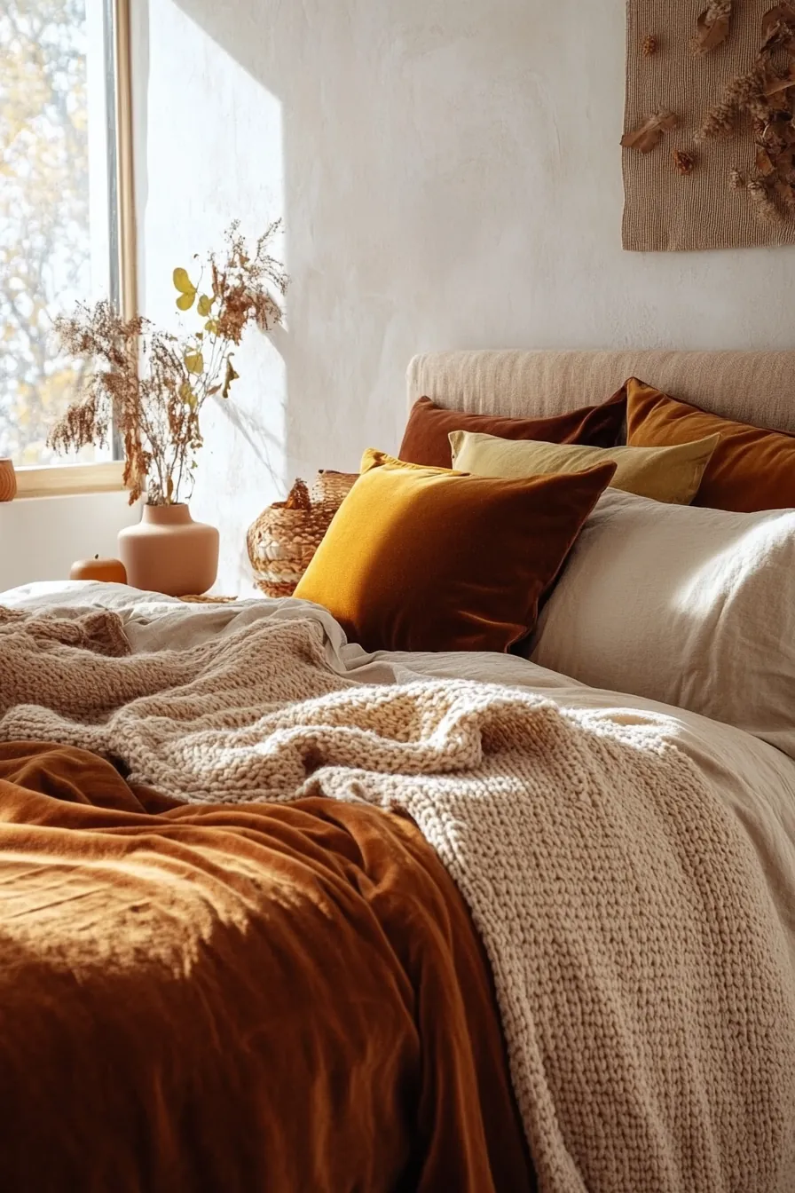 Discover peaceful autumnal bedroom color palettes warm tones youll love