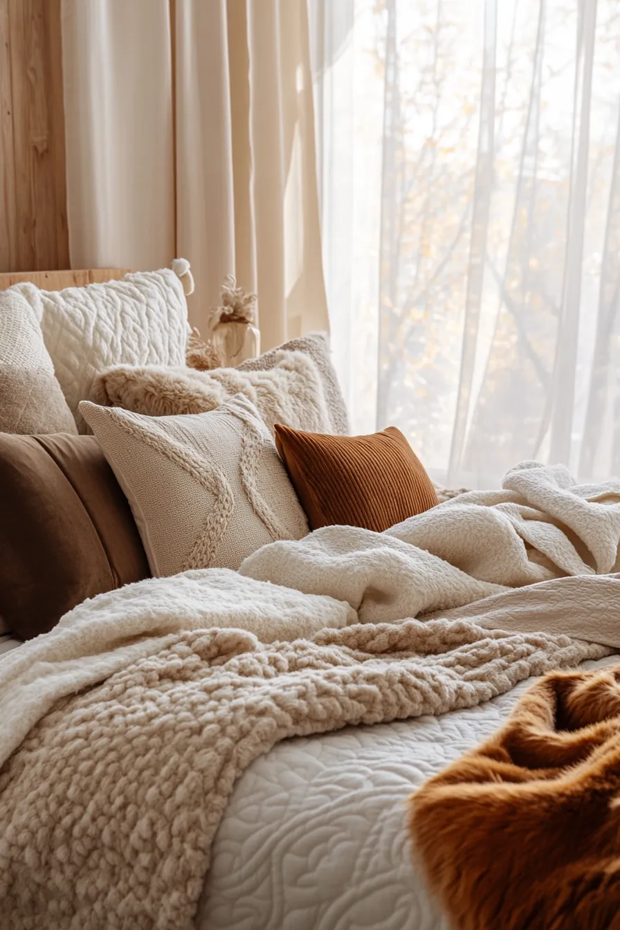Discover the Allure of Warm Winter Bedding Textures in Your Ultimate Bedroom Aesthetic