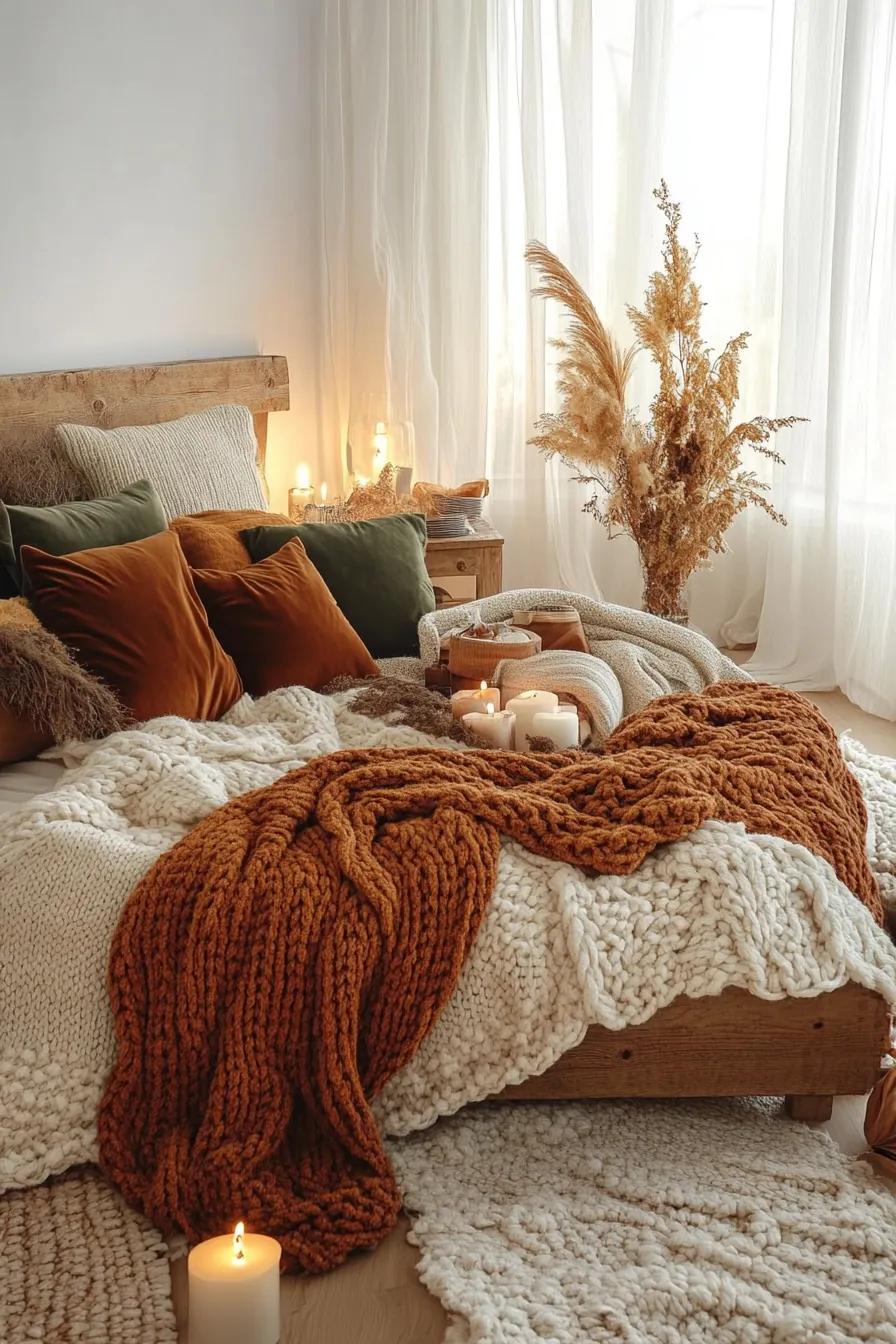 Dreamy Inspiration Using Cozy Autumn Bedroom Color Palettes