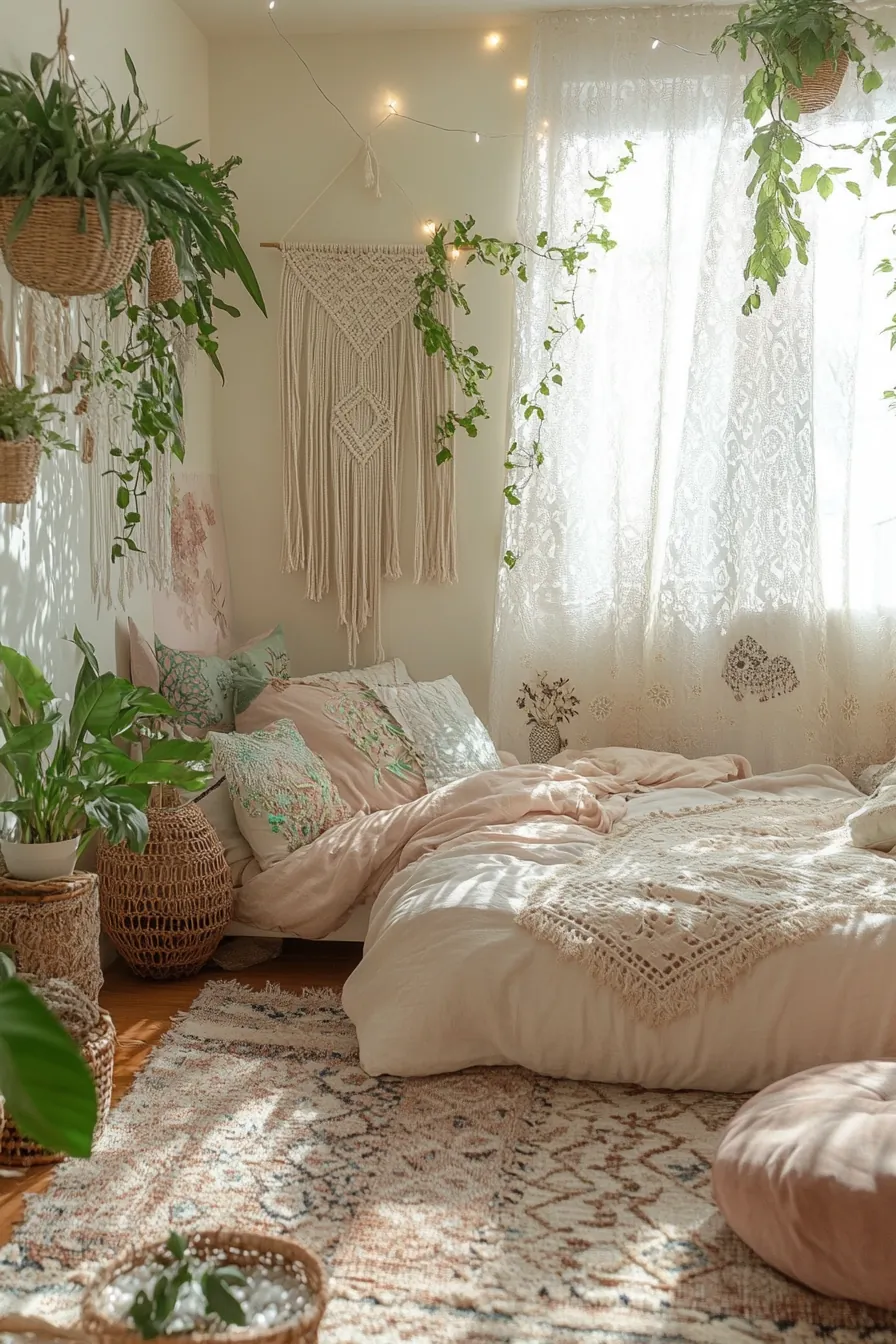 Dreamy Summer Boho Bedroom Design Ideas for a DIY Makeover