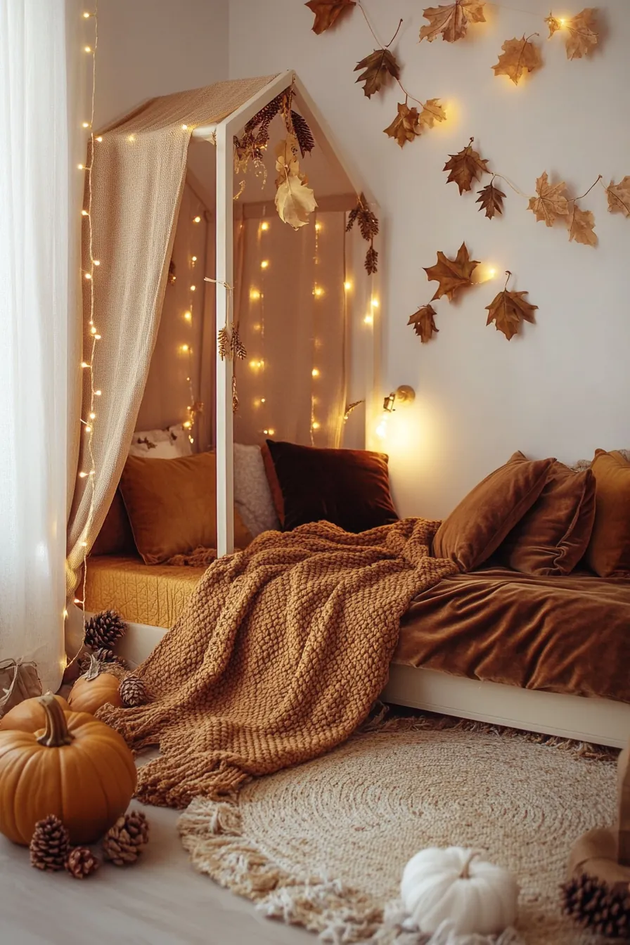 Easy Autumn Inspired Cozy Kids Bedroom Updates Your Child Will Love