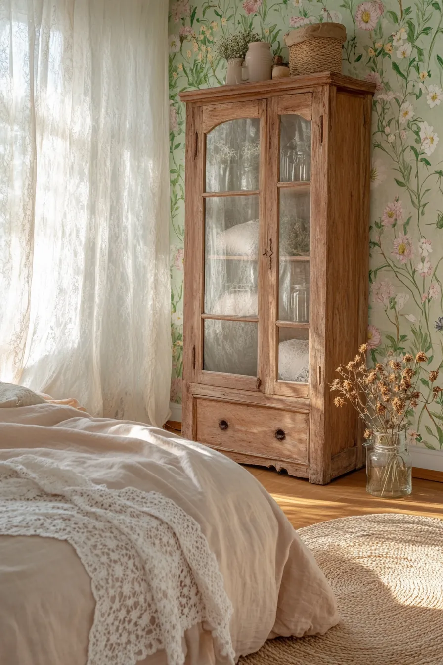 Effortless Elegance in Cottagecore Vintage Summer Bedroom Styling Inspirations