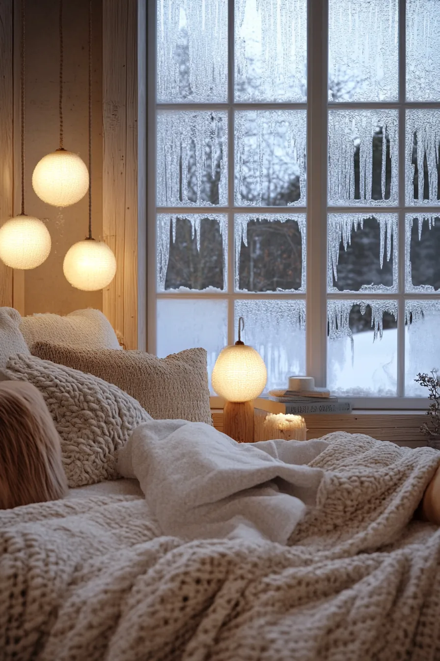 Elegant Soft Winter Bedroom Lighting Ideas for a Tranquil Retreat
