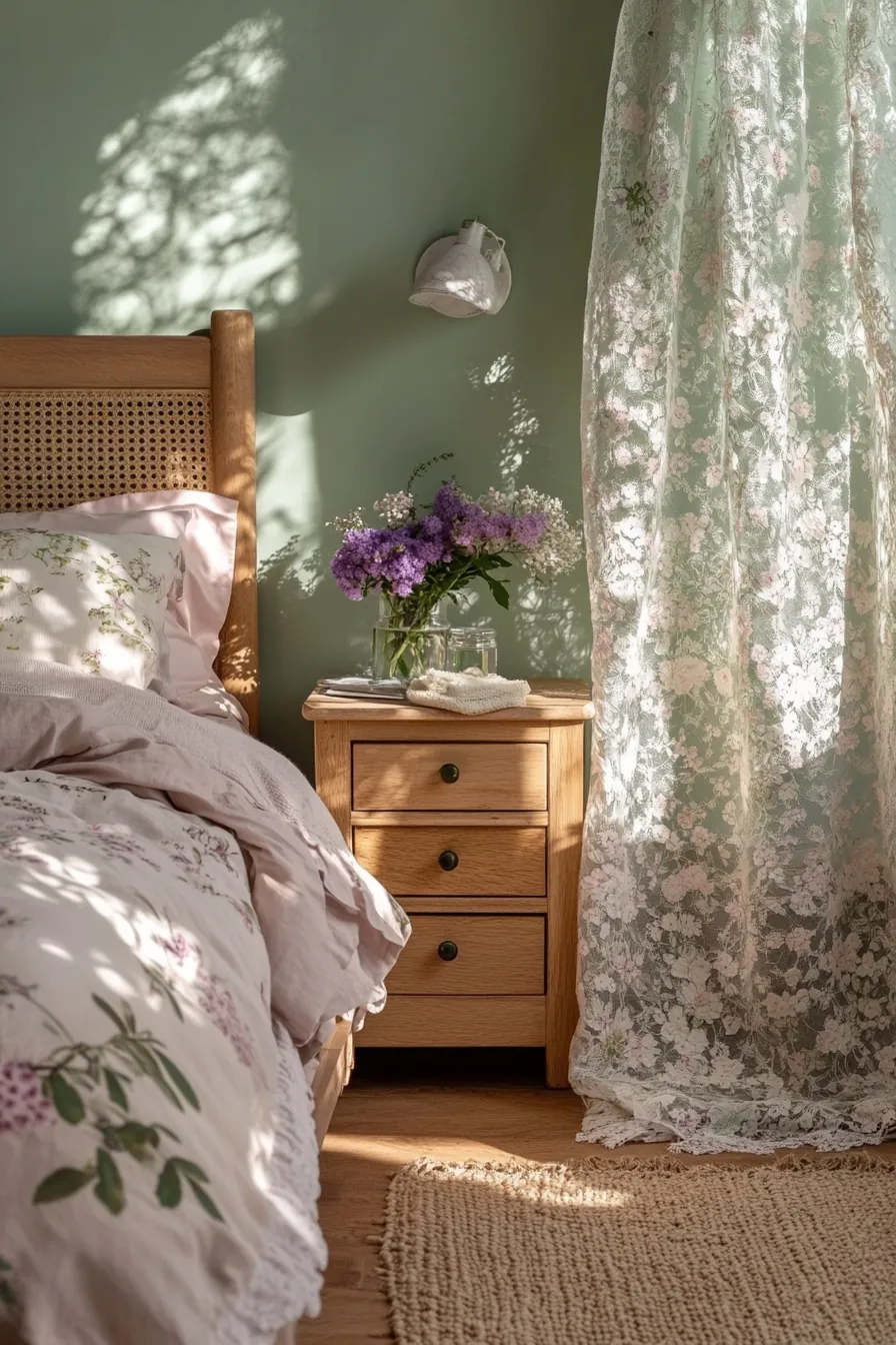 Elegant spring cottage bedroom colour schemes for tranquil comfort