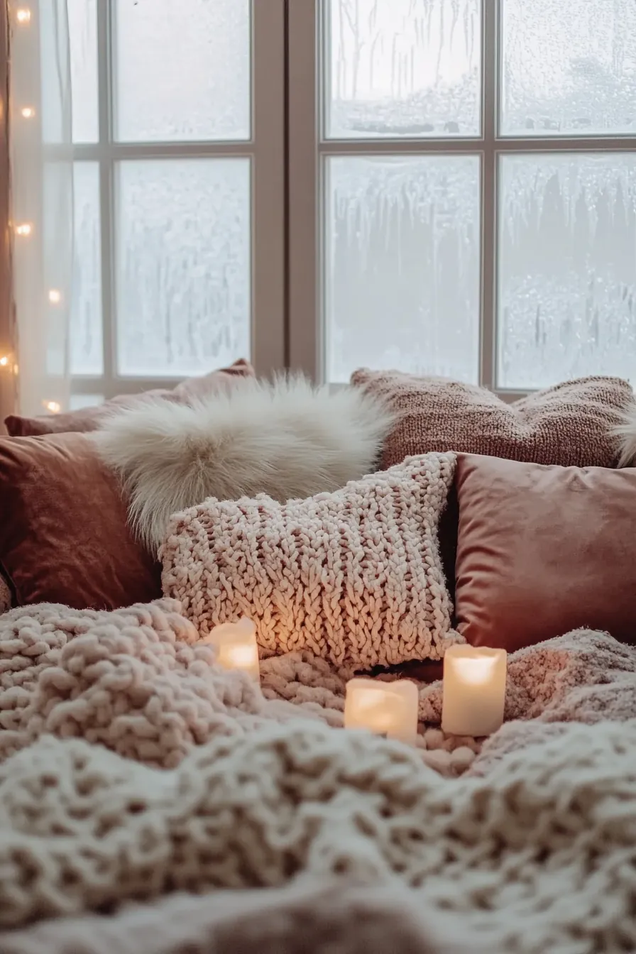 Elevate Bedroom Comfort with Soft Warm Winter Textiles Bedroom Decor