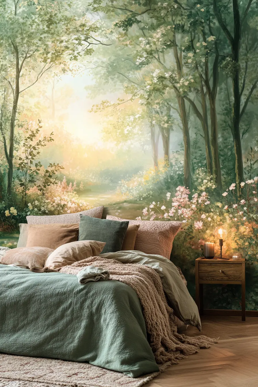 Elevate Bedroom Decor with Unique Wall Murals