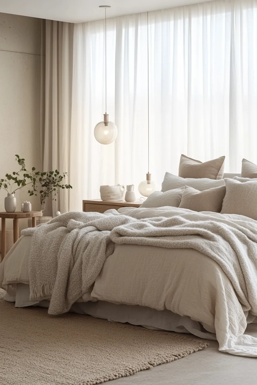 Elevate Comfort and Style with Minimalist Winter Bedroom Styling