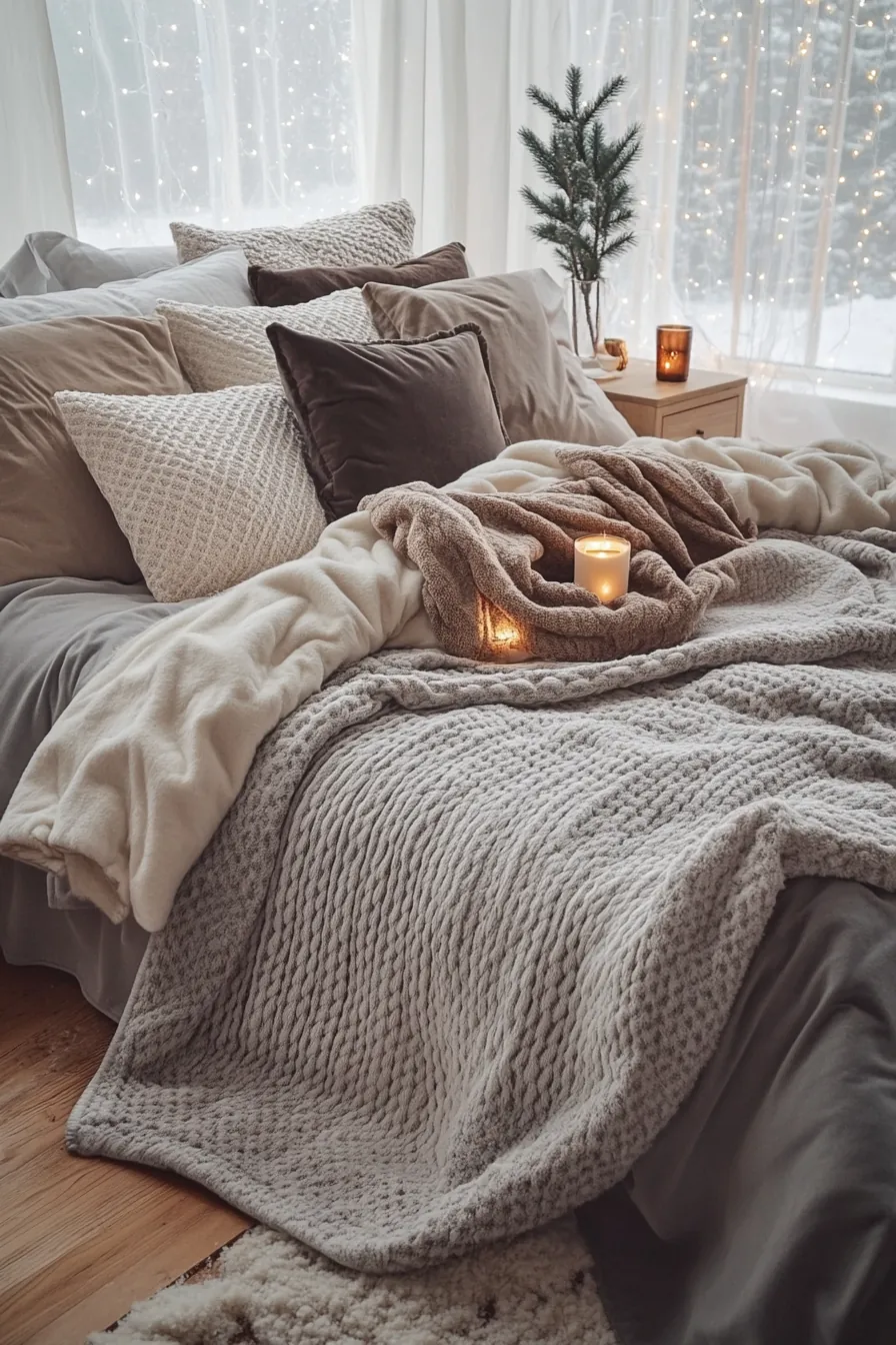 Elevate Comfort in Winter Sleep Sanctuary Bedroom Setups