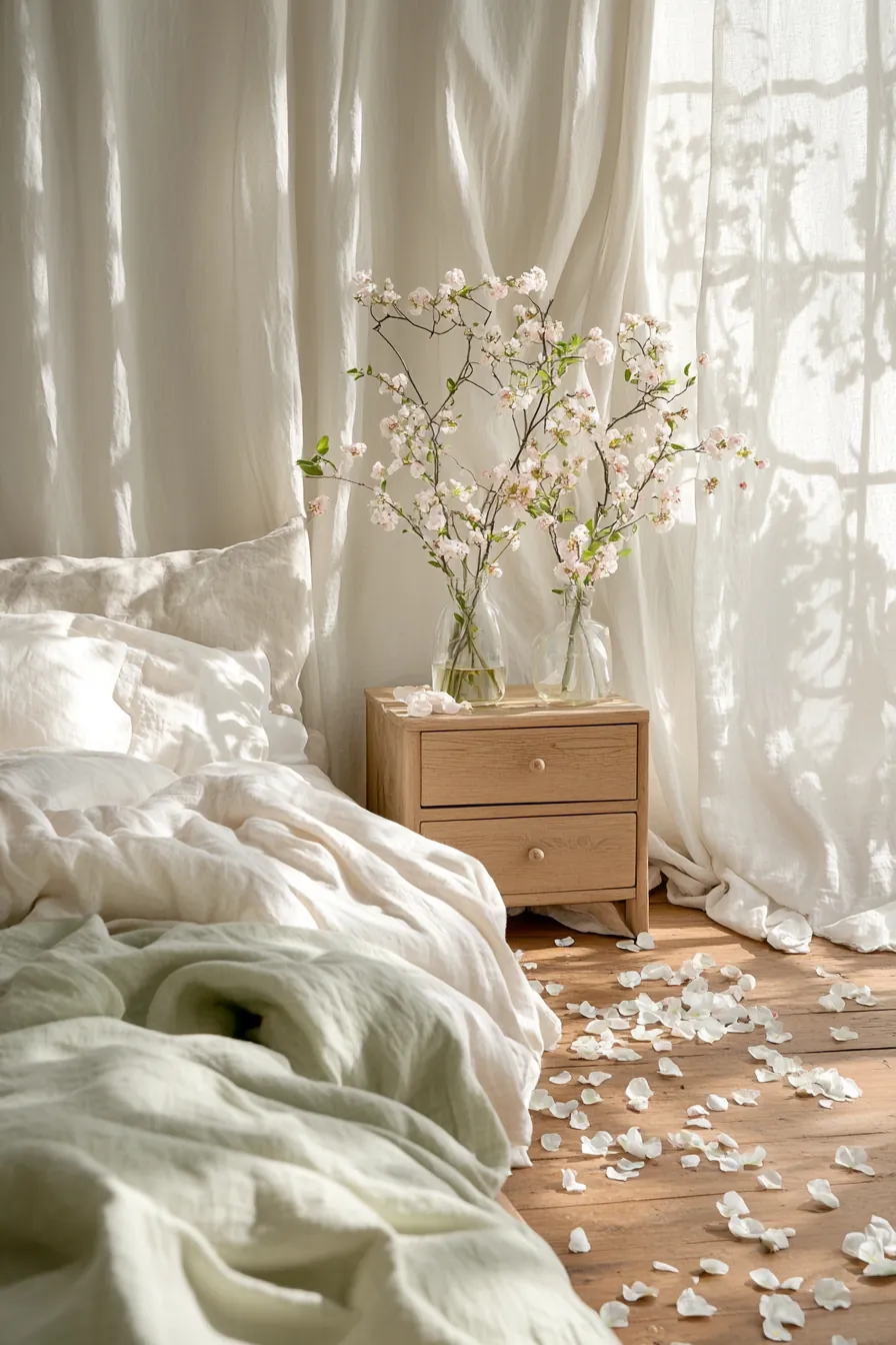 Elevate Comfort with Seasonal Floral Bedroom Styling Tips