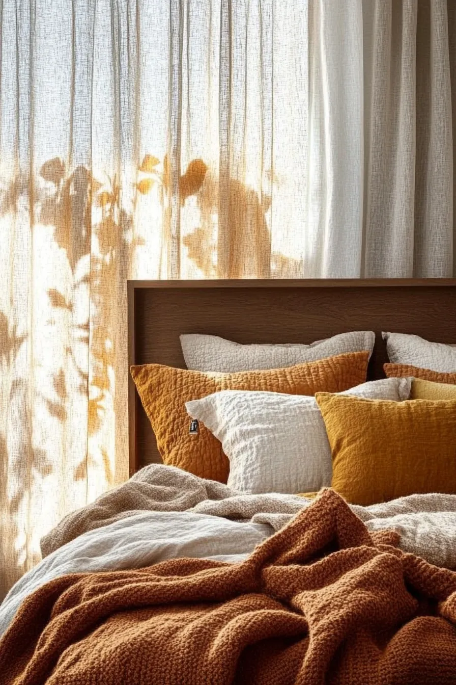 Elevate Interior Style with Autumn Warm Tone Bedroom Palettes