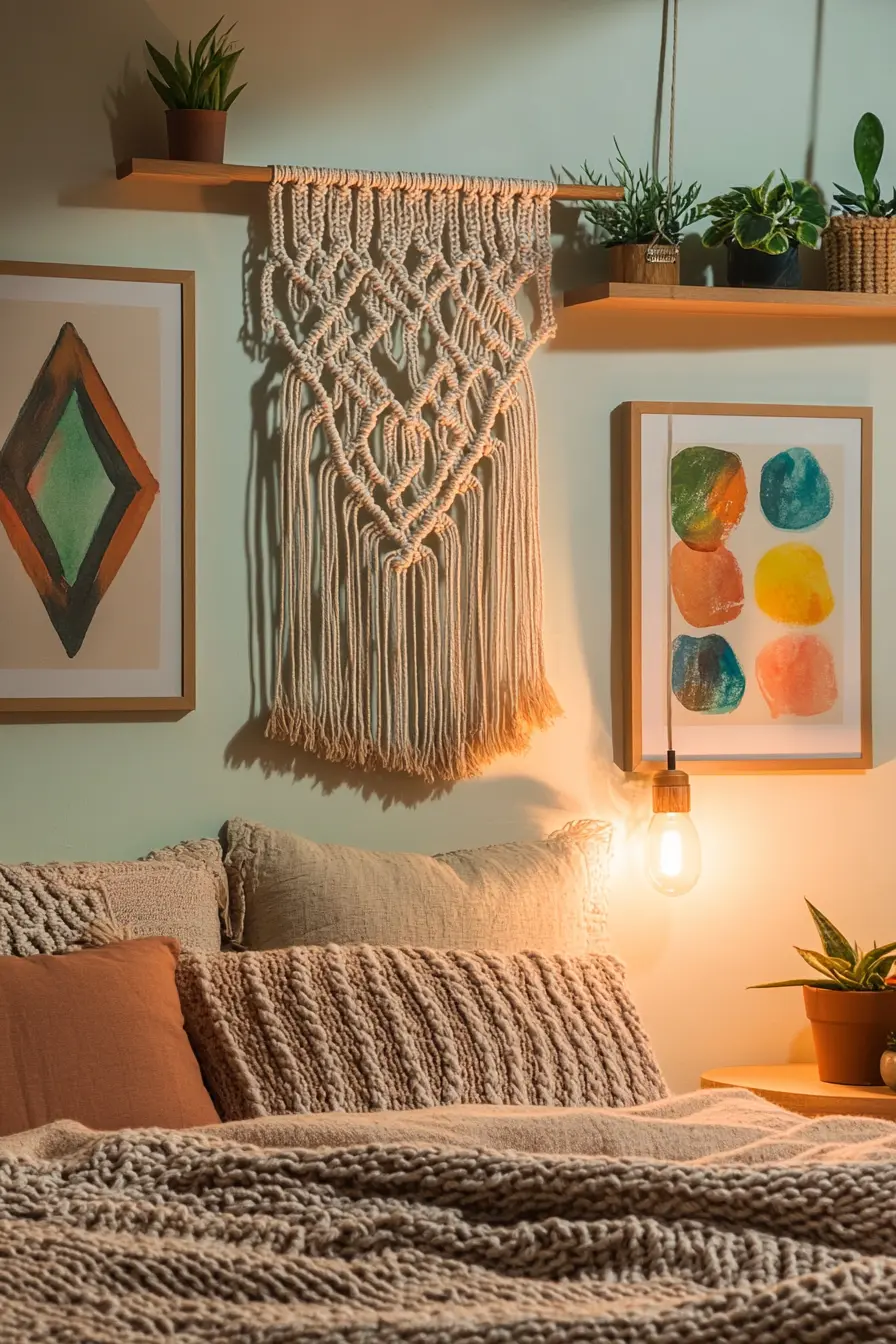 Elevate Your Bedroom Decor with Unique Handmade Accents