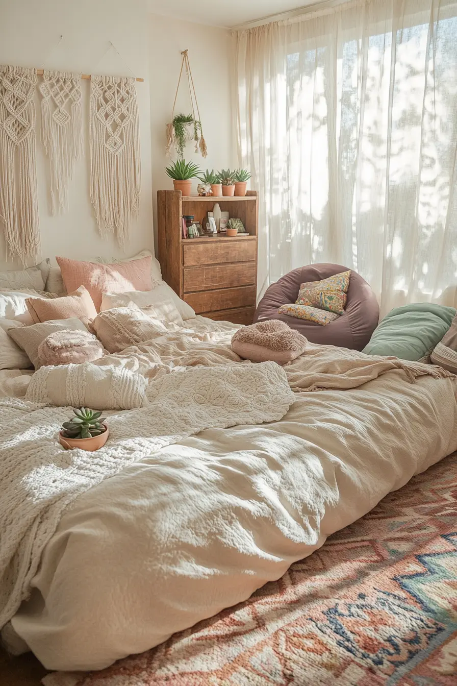 Elevate Your Bedroom with Boho Chic Style