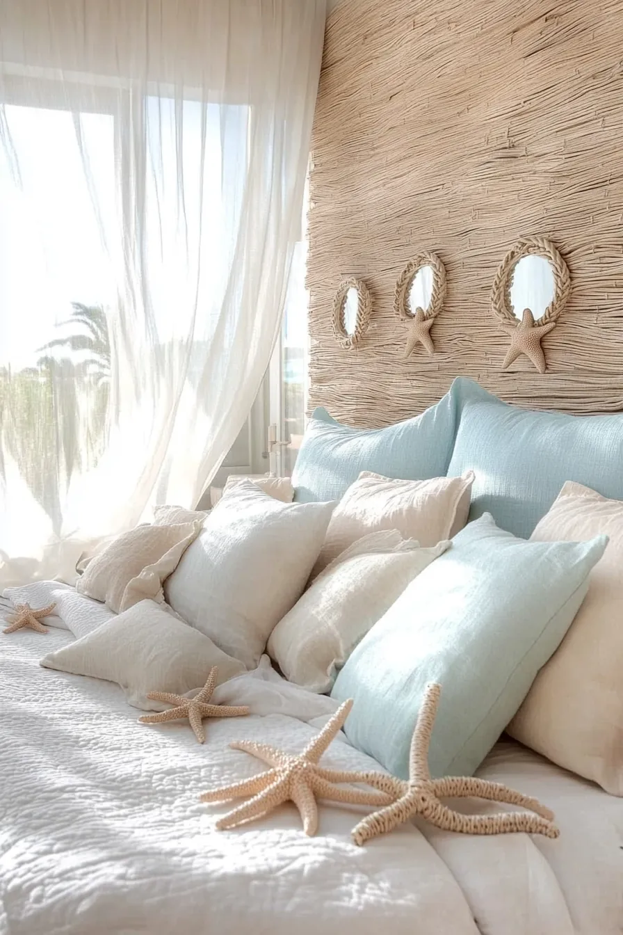 Elevate Your Bedroom with Fresh Beach theme Summer Bedroom Decor Ideas